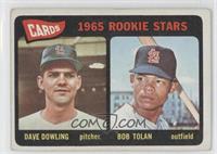 1965 Rookie Stars - Dave Dowling, Bobby Tolan