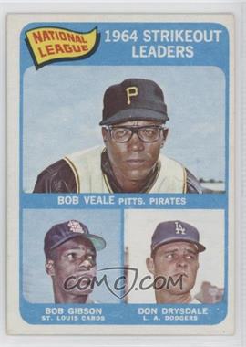 1965 Topps - [Base] #12 - League Leaders - Bob Veale, Bob Gibson, Don Drysdale