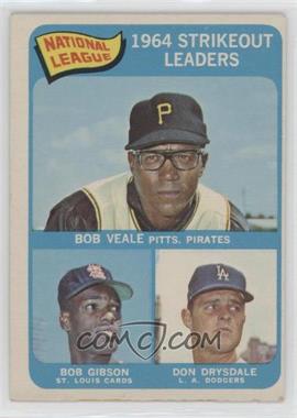 1965 Topps - [Base] #12 - League Leaders - Bob Veale, Bob Gibson, Don Drysdale