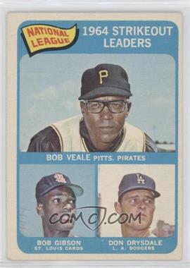 1965 Topps - [Base] #12 - League Leaders - Bob Veale, Bob Gibson, Don Drysdale
