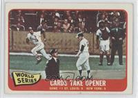 1964 World Series - Cards Take Opener [Noted]