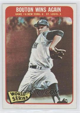 1965 Topps - [Base] #137 - 1964 World Series - Bouton Wins Again