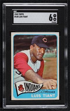 1965 Topps - [Base] #145 - Luis Tiant [SGC 6 EX/NM]