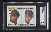 1965 Rookie Stars - Joe Morgan, Sonny Jackson [SGC 2 GOOD]