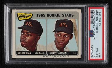 1965 Topps - [Base] #16 - 1965 Rookie Stars - Joe Morgan, Sonny Jackson [PSA 4 VG‑EX]