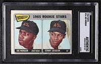 1965 Rookie Stars - Joe Morgan, Sonny Jackson [SGC Authentic MinSize&…