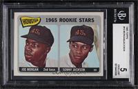 1965 Rookie Stars - Joe Morgan, Sonny Jackson [BGS 5 EXCELLENT]
