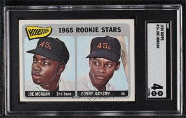 1965 Topps - [Base] #16 - 1965 Rookie Stars - Joe Morgan, Sonny Jackson [SGC 4 VG/EX]