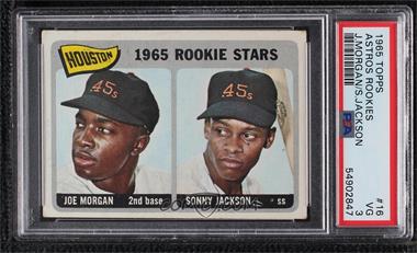 1965 Topps - [Base] #16 - 1965 Rookie Stars - Joe Morgan, Sonny Jackson [PSA 3 VG]