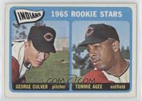 1965 Rookie Stars - George Culver, Tommie Agee