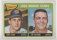 1965 Rookie Stars - Don Loun, Joe McCabe