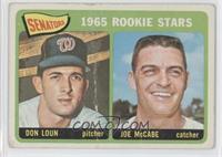 1965 Rookie Stars - Don Loun, Joe McCabe [Poor to Fair]