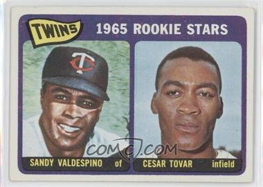 1965 Topps - [Base] #201 - 1965 Rookie Stars - Sandy Valdespino, Cesar Tovar [Poor to Fair]