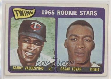 1965 Topps - [Base] #201 - 1965 Rookie Stars - Sandy Valdespino, Cesar Tovar
