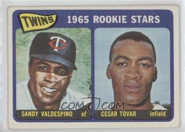 1965 Topps - [Base] #201 - 1965 Rookie Stars - Sandy Valdespino, Cesar Tovar