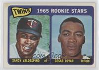 1965 Rookie Stars - Sandy Valdespino, Cesar Tovar