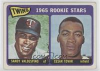 1965 Rookie Stars - Sandy Valdespino, Cesar Tovar [Poor to Fair]