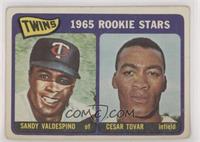 1965 Rookie Stars - Sandy Valdespino, Cesar Tovar [Good to VG‑E…