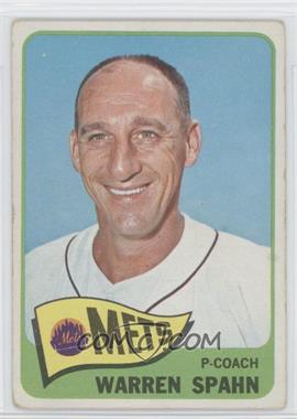 1965 Topps - [Base] #205 - Warren Spahn [Good to VG‑EX]