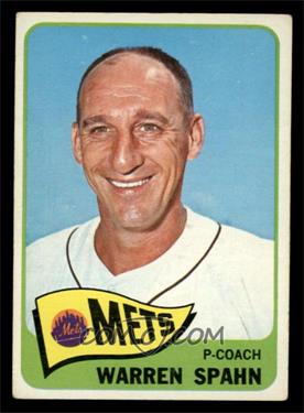 1965 Topps - [Base] #205 - Warren Spahn [VG EX]