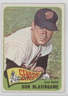 1965 Topps - [Base] #21 - Don Blasingame [Good to VG‑EX]