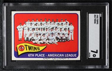1965 Topps - [Base] #24 - Minnesota Twins Team [SGC 7 NM]