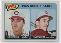 1965 Rookie Stars - Ted Davidson, Tommy Helms [Good to VG‑EX]