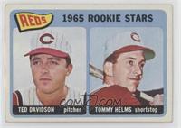 1965 Rookie Stars - Ted Davidson, Tommy Helms