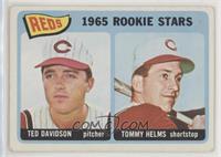 1965 Rookie Stars - Ted Davidson, Tommy Helms [Good to VG‑EX]