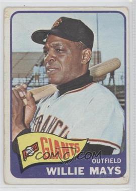 1965 Topps - [Base] #250 - Willie Mays [Good to VG‑EX]