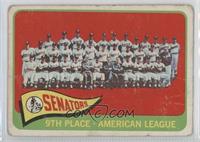 Washington Senators Team [COMC RCR Poor]