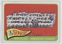 Washington Senators Team [Poor to Fair]