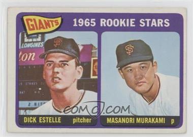 1965 Topps - [Base] #282 - 1965 Rookie Stars - Dick Estelle, Masanori Murakami [Good to VG‑EX]