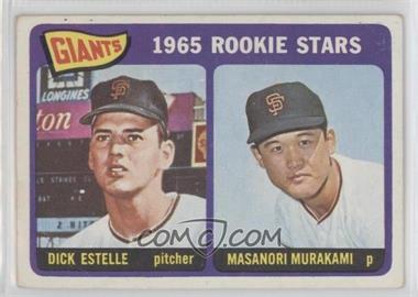 1965 Topps - [Base] #282 - 1965 Rookie Stars - Dick Estelle, Masanori Murakami