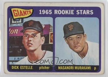 1965 Topps - [Base] #282 - 1965 Rookie Stars - Dick Estelle, Masanori Murakami [Good to VG‑EX]