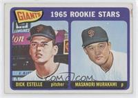 1965 Rookie Stars - Dick Estelle, Masanori Murakami [Noted]