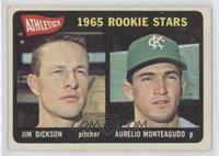 1965 Rookie Stars - Jim Dickson, Aurelio Monteagudo [Poor to Fair]