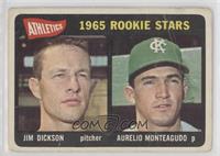1965 Rookie Stars - Jim Dickson, Aurelio Monteagudo [Good to VG‑…