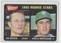 1965 Rookie Stars - Jim Dickson, Aurelio Monteagudo
