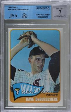 1965 Topps - [Base] #297 - Dave DeBusschere [JSA Certified Encased by BGS]