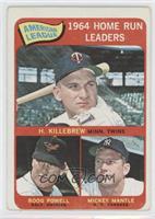 League Leaders - Harmon Killebrew, Boog Powell, Mickey Mantle [Good to&nbs…