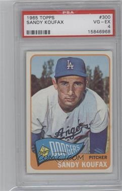 1965 Topps - [Base] #300 - Sandy Koufax [PSA 4 VG‑EX]