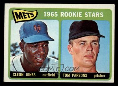 1965 Topps - [Base] #308 - 1965 Rookie Stars - Cleon Jones, Tom Parsons [VG EX]