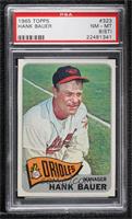 Hank Bauer (No Stray Ink in Ball on Back) [PSA 8 NM‑MT (ST…