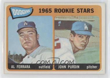 1965 Topps - [Base] #331 - 1965 Rookie Stars - Al Ferrara, John Purdin