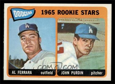 1965 Topps - [Base] #331 - 1965 Rookie Stars - Al Ferrara, John Purdin [NM MT]