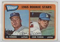 1965 Rookie Stars - Al Ferrara, John Purdin [Poor to Fair]