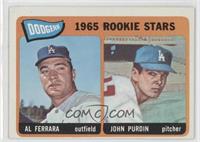 1965 Rookie Stars - Al Ferrara, John Purdin