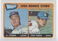 1965 Rookie Stars - Al Ferrara, John Purdin