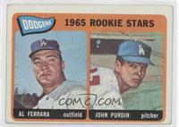 1965 Rookie Stars - Al Ferrara, John Purdin